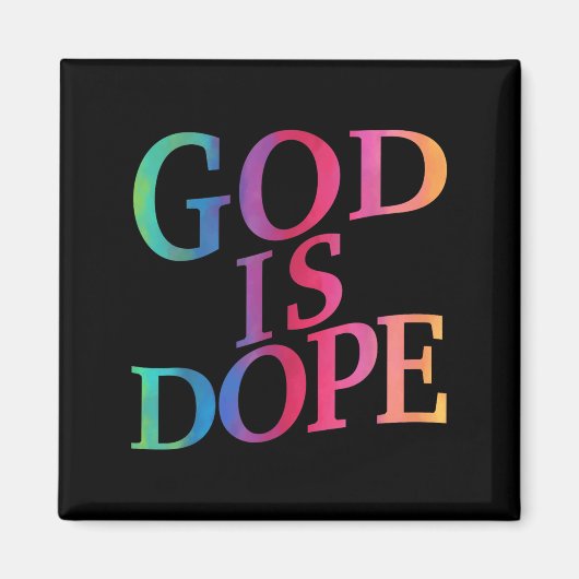 Gott ist gut Christlich Jesus Sohn Schwester Brude Magnet (Vorne)