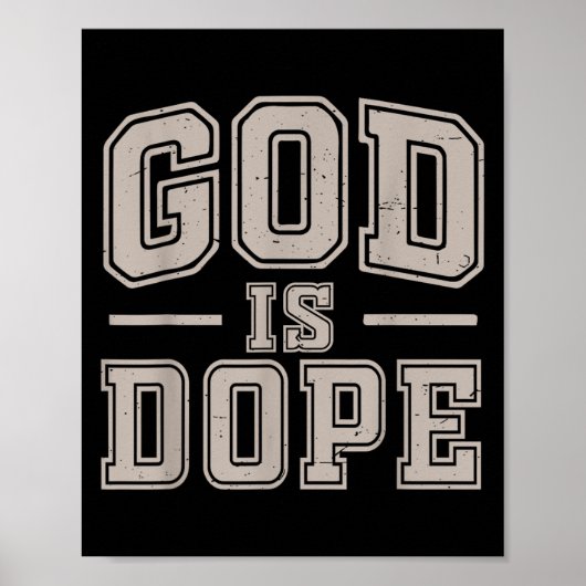 Gott ist gut Christlich Jesus Sohn Schwester Brude Poster (Vorne)