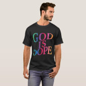 Gott ist gut Christlich Jesus Sohn Schwester Brude T-Shirt (Vorne ganz)