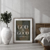 GOTT IST GUT | Christlich Poster