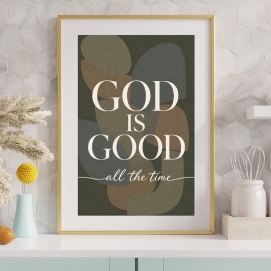GOTT IST GUT | Christlich Poster