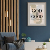 GOTT IST GUT | Christlich Poster