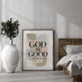 GOTT IST GUT | Christlich Poster