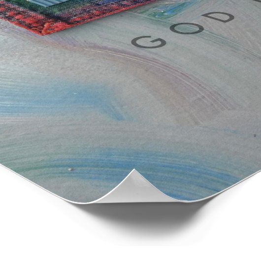 Gott ist gut, immer poster (Ecke)