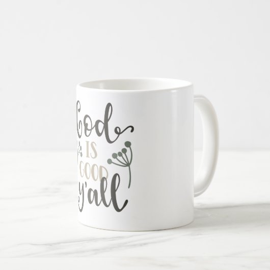 Gott ist gut kaffeetasse (VorderseiteRechts)