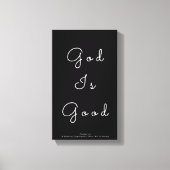 Gott ist gut leinwanddruck (Vorderseite)