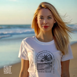 Gott ist gut Psalm 34 NOTW Christlich Inspiration T-Shirt