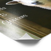 Gott ist gut Schafe Fotodruck (Ecke)