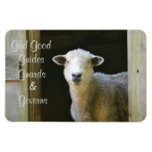 Gott ist gut Schafe Magnet (Horizontal)