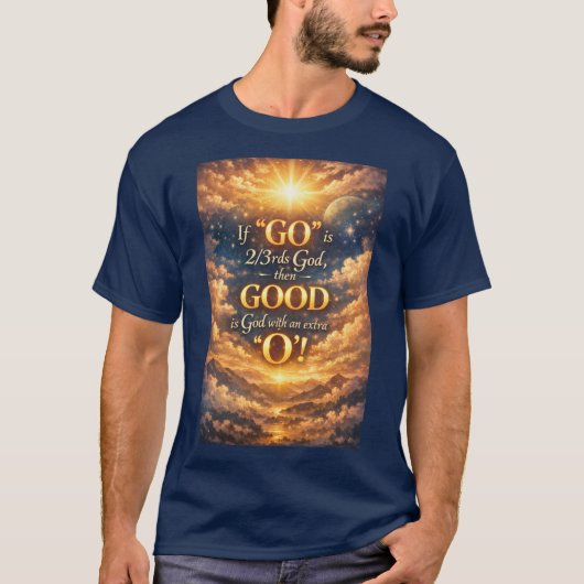 Gott ist gut T-Shirt (Vorderseite)
