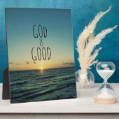 Gott ist guter Zitat Fotoplatte (Seite)