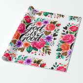 Gott ist gutes religiöses Christliches Wrapping Pa Geschenkpapier (Ungerollt)
