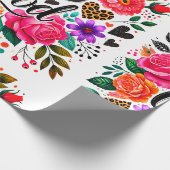 Gott ist gutes religiöses Christliches Wrapping Pa Geschenkpapier (Ecke)