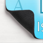 Gott ist helles kundenspezifisches mousepad (Ecke)