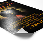 Gott ist heute Sprichwort für dich Fotodruck (Ecke)