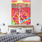 Gott ist im Detail #10 Leinwanddruck (Insitu (Schlafzimmer))