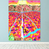 Gott ist im Detail #10 Leinwanddruck (Insitu (Holzboden))