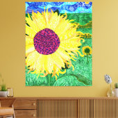 Gott ist im Detail #11 Leinwanddruck (Insitu (Wohnzimmer))