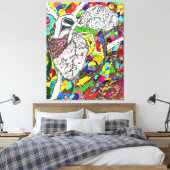 Gott ist im Detail #12 Leinwanddruck (Insitu (Schlafzimmer))