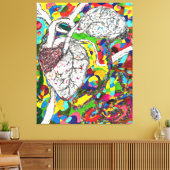 Gott ist im Detail #12 Leinwanddruck (Insitu (Wohnzimmer))