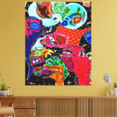 Gott ist im Detail #14 Leinwanddruck (Insitu (Wohnzimmer))