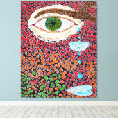 Gott ist im Detail #15 Leinwanddruck (Insitu (Holzboden))