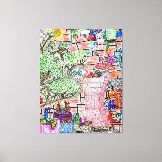 Gott ist im Detail #16 Leinwanddruck (Vorderseite)