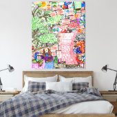 Gott ist im Detail #16 Leinwanddruck (Insitu (Schlafzimmer))