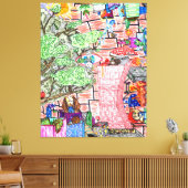 Gott ist im Detail #16 Leinwanddruck (Insitu (Wohnzimmer))