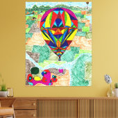 Gott ist im Detail #17 Leinwanddruck (Insitu (Wohnzimmer))