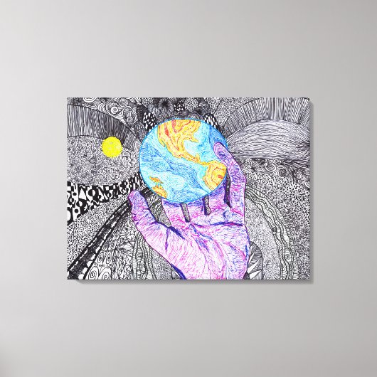 Gott ist im Detail #18 Leinwanddruck (Vorderseite)