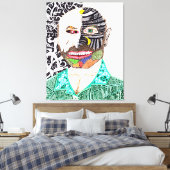 Gott ist im Detail #1 Leinwanddruck (Insitu (Schlafzimmer))