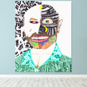 Gott ist im Detail #1 Leinwanddruck (Insitu (Holzboden))