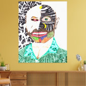 Gott ist im Detail #1 Leinwanddruck (Insitu (Wohnzimmer))