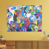 Gott ist im Detail #20 Leinwanddruck (Insitu (Wohnzimmer))