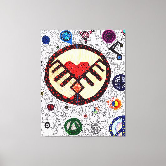 Gott ist im Detail #2 Leinwanddruck (Vorderseite)