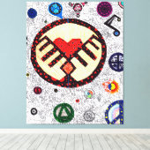 Gott ist im Detail #2 Leinwanddruck (Insitu (Holzboden))