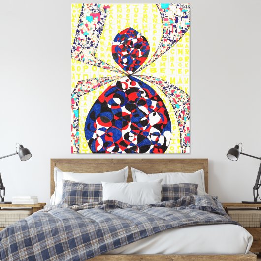 Gott ist im Detail #3 Leinwanddruck (Insitu (Schlafzimmer))