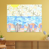 Gott ist im Detail #4 Leinwanddruck (Insitu (Wohnzimmer))