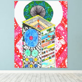 Gott ist im Detail #5 Leinwanddruck (Insitu (Holzboden))