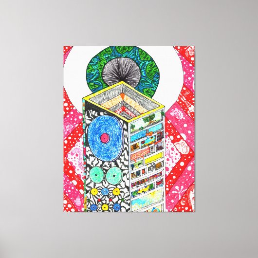 Gott ist im Detail #5 Leinwanddruck (Vorderseite)