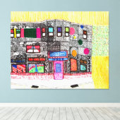 Gott ist im Detail #7 Leinwanddruck (Insitu (Holzboden))