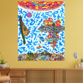 Gott ist im Detail #9 Leinwanddruck (Insitu (Wohnzimmer))