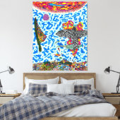 Gott ist im Detail #9 Leinwanddruck (Insitu (Schlafzimmer))