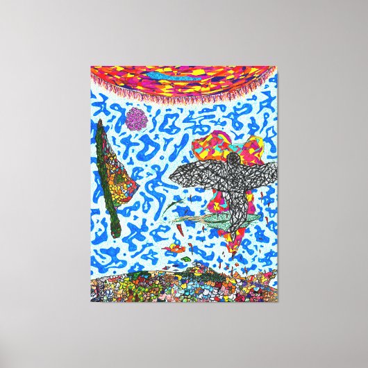 Gott ist im Detail #9 Leinwanddruck (Vorderseite)