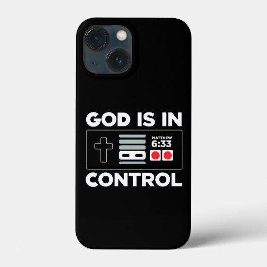 Gott ist im Kontrolle-Spiel-Controller Case-Mate iPhone Hülle (Rückseite)