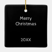 Gott ist immer bei dir, nie allein keramikornament (Rückseite)