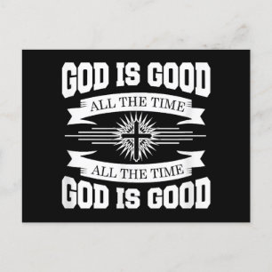 Gott ist immer gut - Christlich Feiertagspostkarte