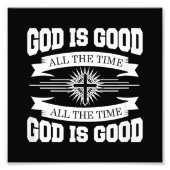 Gott ist immer gut - Christlich Fotodruck (Vorne)