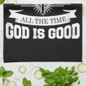 Gott ist immer gut - Christlich Geschirrtuch (Gefaltet)